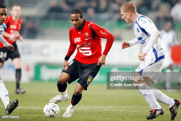 Jimmy BRIAND / Stephane GRICHTING - - Rennes / Auxerre - 24eme Journee de Ligue 1 - ,