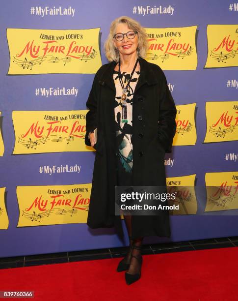 Carmen Duncan arrives ahead of My Fair Lady premiere at Capitol Theatre on August 27, 2017 in Sydney, Australia.