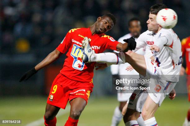 Modibo MAIGA / Anthony REVEILLERE - - Le Mans / Lyon - 25eme Journee de Ligue 1,