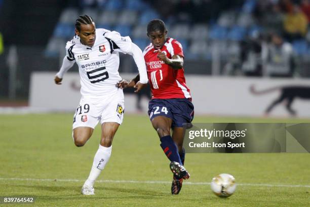 Jimmy BRIAND / Rio MAVUBA - - Lille / Rennes - 25e journee Ligue 1,