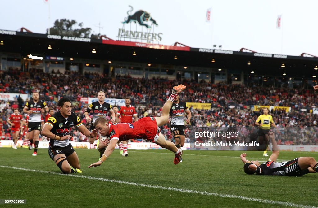 NRL Rd 25 - Panthers v Dragons