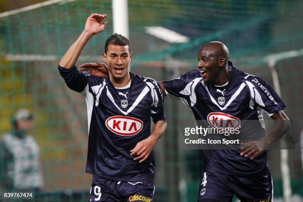 Joie Marouane CHAMAKH / Alou DIARRA - - Monaco / Bordeaux - 25e journee Ligue 1,