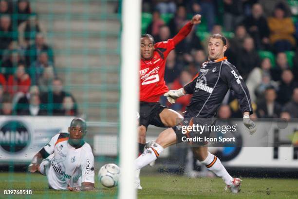 But de Jimmy BRIAND - - Rennes / Lorient - 26eme journee de L1 ,