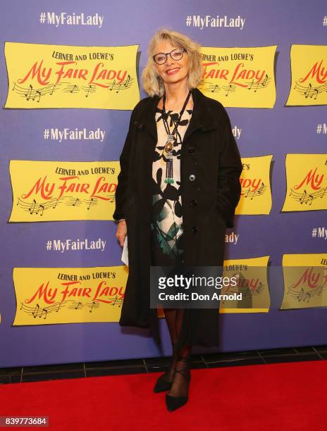 Carmen Duncan arrives ahead of My Fair Lady premiere at Capitol Theatre on August 27, 2017 in Sydney, Australia.