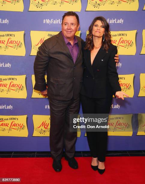 Peter Everett and Zoe Ventoura arrives ahead of My Fair Lady premiere at Capitol Theatre on August 27, 2017 in Sydney, Australia.