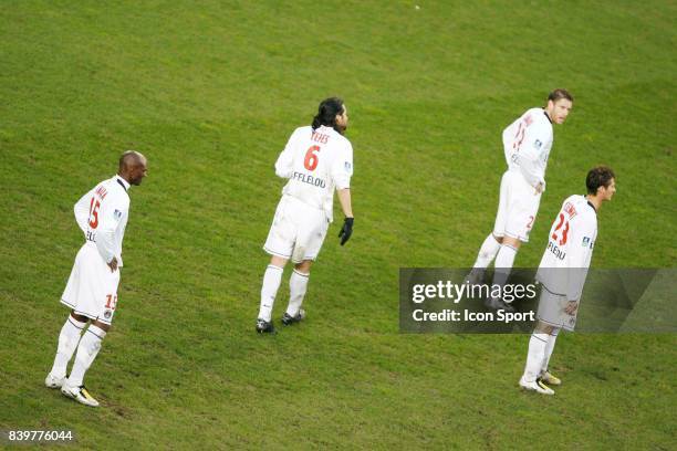 Zoumana CAMARA / Mario YEPES / Sylvain ARMAND / Jeremy CLEMENT - - Rennes / PSG - 28eme journee de Ligue 1 - ,