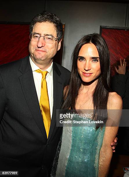 And Chairman for Fox Filmed Entertainment Tom Rothman and actress Jennifer Conneylly attend "The Day The Earth Stood Still" Premiere After Party at...