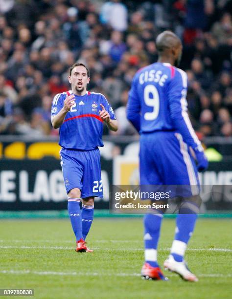 Franck RIBERY / Djibril CISSE - - France / Angleterre - Match Amical - Stade de France -