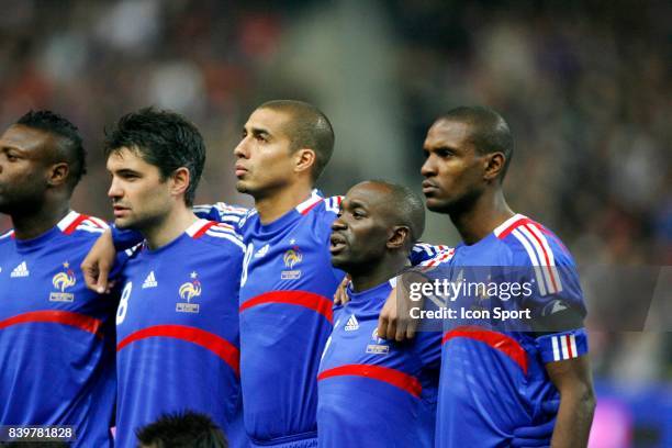 Jeremy TOULALAN - David TREZEGUET - Claude MAKELELE - Eric ABIDAL - - France / Angleterre - Match Amical - Stade de France -