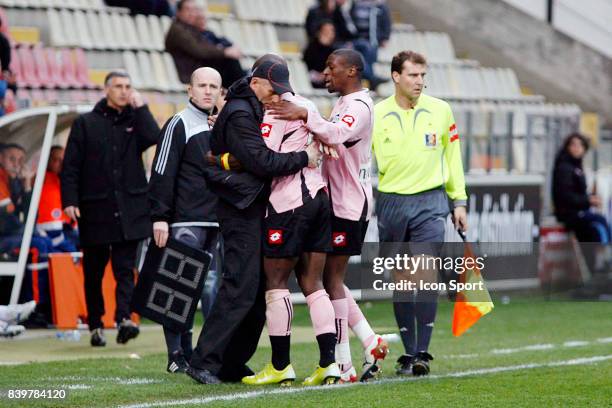 Elie BAUP / Achille EMANA - - Metz / Toulouse - 31e journee Ligue 1,