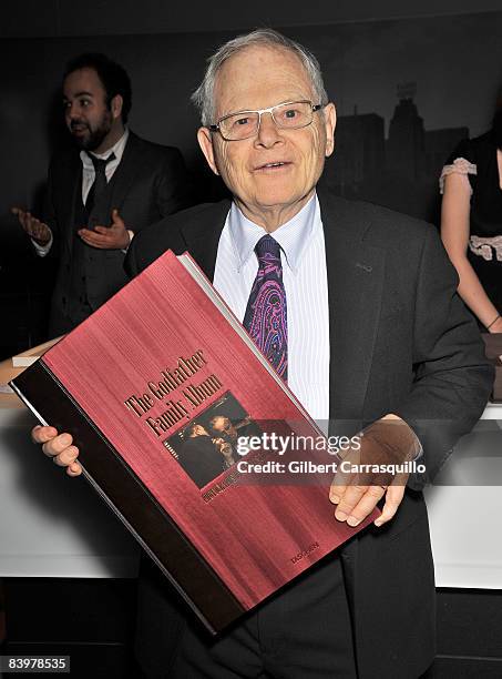 Photographer Steve Schapiro attends "The Godfather Family Album" book launch presented by Men's Vogue and Audi at Audi Forum New York City on...