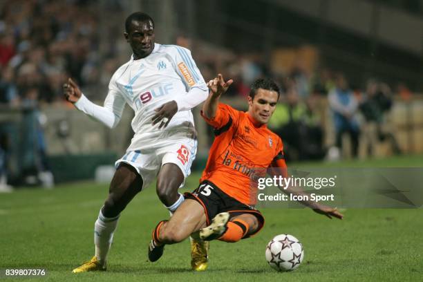 Mamadou NIANG / Jeremy MOREL - Marseille / Lorient - - 12eme journee de Ligue 1 -