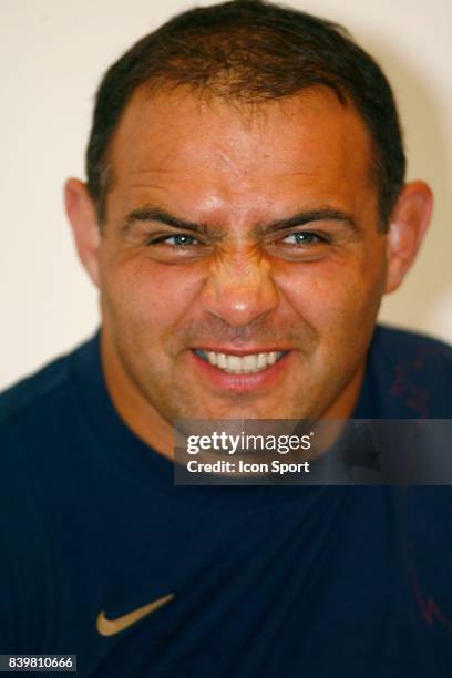 Raphael IBANEZ - - Preparation de l'equipe de France pour la coupe du Monde 2007 - Marcoussis -