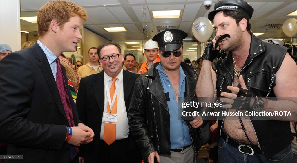 Prince Harry Attends ICAP Charity Day