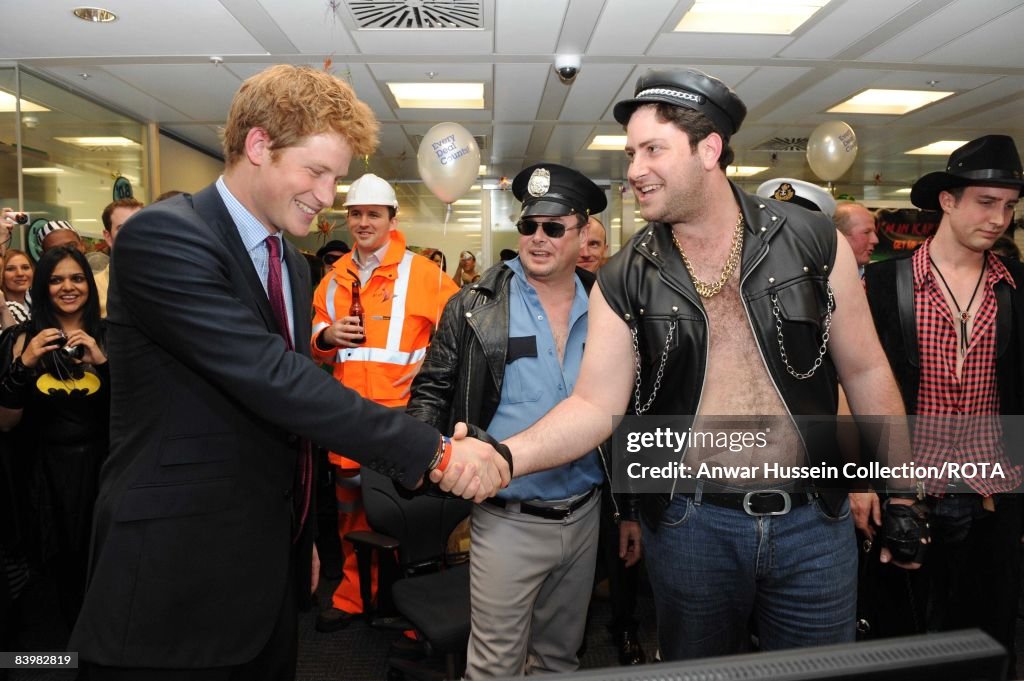 Prince Harry Attends ICAP Charity Day