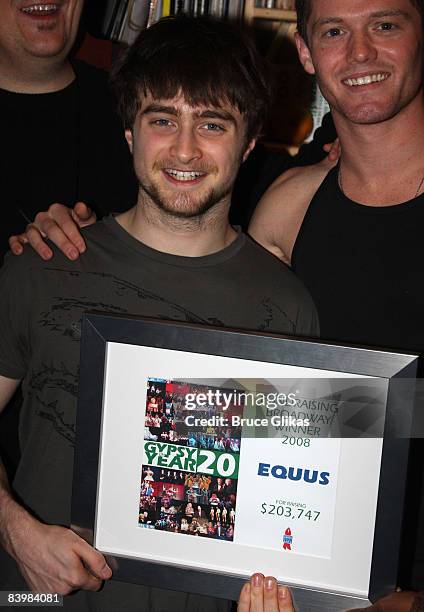 Daniel Radcliffe star of "Equus" poses at the 2008 Gypsy of the Year which raised $3 148 for Broadway Cares/Equity Fights AIDS at the New Amsterdam...