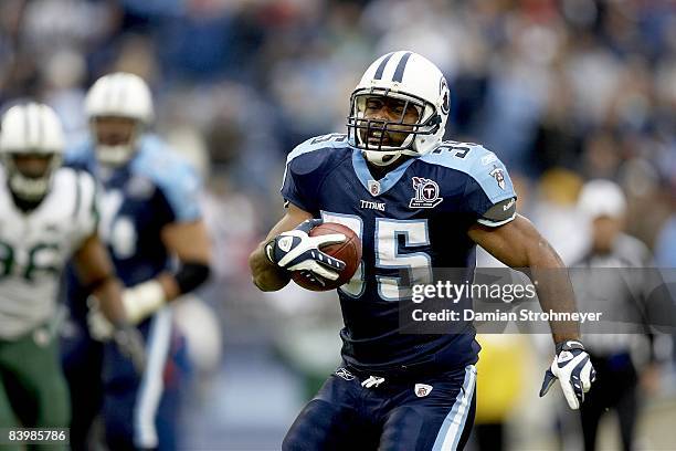 Tennessee Titans Quinton Ganther in action vs New York Jets. Nashville, TN CREDIT: Damian Strohmeyer