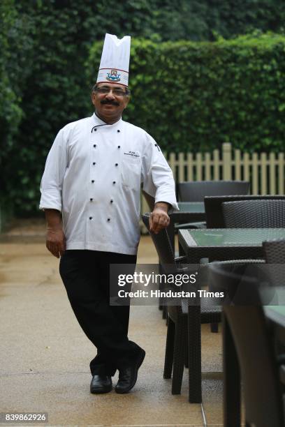 Chef JP Singh, Executive Chef, Bukhara, ITC Maurya, poses during the Day 1 of HT City's Culinary Fest, Season III, at ITC Maurya Hotel on August 23,...