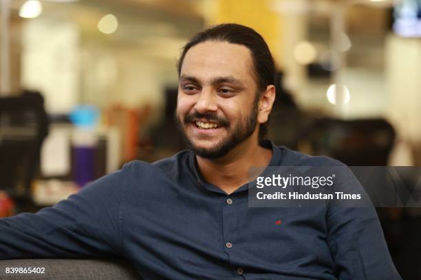 Karan Singh, a psychological illusionist, poses during an exclusive interview with HT City-Hindustan Times, on August 9, 2017 in New Delhi, India....