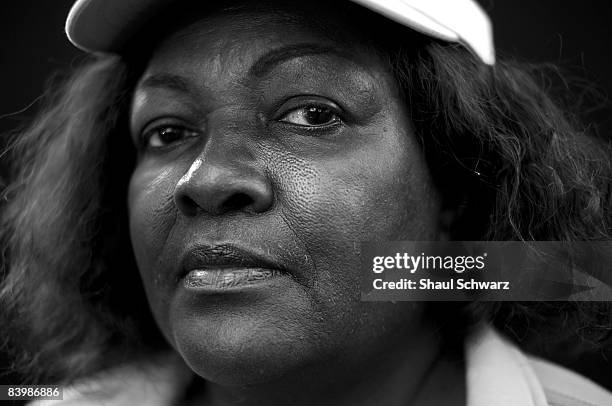 Bettye L. Farmer stands for a portrait outside the Elk Lodge Voting Polls where she volunteered on Election Day on November 4, 2008 in Greenville,...