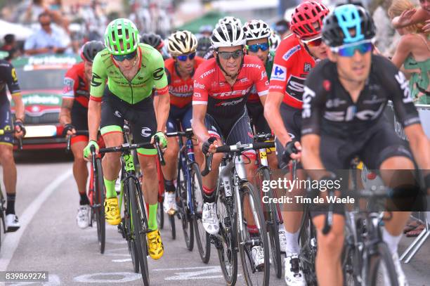 72nd Tour of Spain 2017 / Stage 9 Christopher FROOME Red Leader Jersey / Alberto CONTADOR / Michael WOODS / Orihuela. Ciudad del Poeta Miguel...