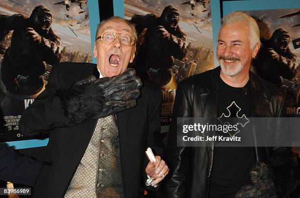 Forrest J Ackerman, editor of "Famous Monsters of Filmland" magazine, and Rick Baker, legendary make-up artist Coinciding with the March 28, 2006 DVD...