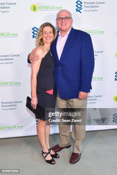 Monica Weinberg and Andrew Weinberg attend 13th Annual Prostate Cancer Foundation's Gala in the Hamptons with a Special Performance by Kool & The...