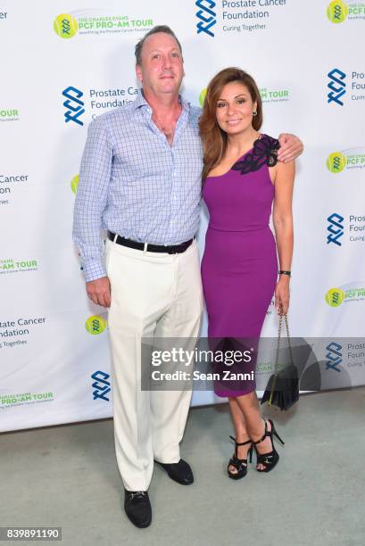 Jeffrey Appel and Rebecca Rose Woodland attend 13th Annual Prostate Cancer Foundation's Gala in the Hamptons with a Special Performance by Kool & The...