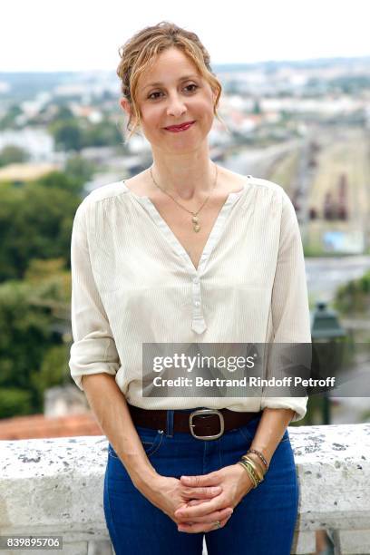 Director of the movie "Otez-moi d'un doute", Carine Tardieu attends the 10th Angouleme French-Speaking Film Festival : Day Six on August 27, 2017 in...