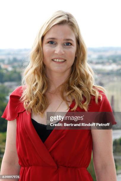 Actress of the movie "Le petit Spirou", Natacha Regnier attends the 10th Angouleme French-Speaking Film Festival : Day Six on August 27, 2017 in...