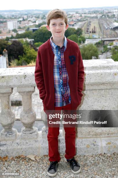 Actor of the movie "Le petit Spirou", Sacha Pinault attends the 10th Angouleme French-Speaking Film Festival : Day Six on August 27, 2017 in...