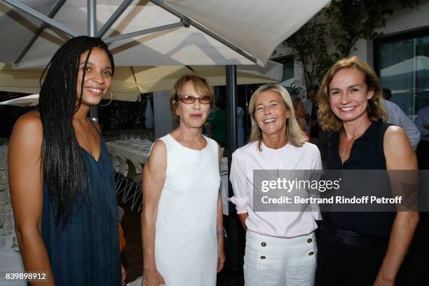 Stefi Celma, Nathalie Baye, Claire Chazal and Sandrine Bonnaire attend the 10th Angouleme French-Speaking Film Festival : Day Six on August 27, 2017...