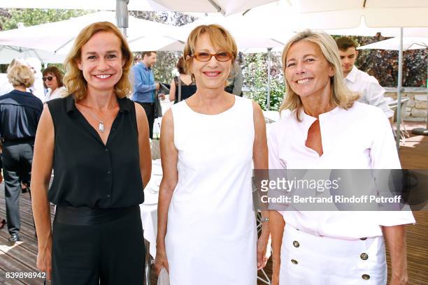 Sandrine Bonnaire, Nathalie Baye and Claire Chazal attend the 10th Angouleme French-Speaking Film Festival : Day Six on August 27, 2017 in Angouleme,...