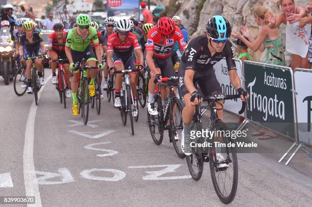 72nd Tour of Spain 2017 / Stage 9 Mikel NIEVE ITURALDE / Christopher FROOME Red Leader Jersey / Alberto CONTADOR / Michael WOODS / Orihuela. Ciudad...