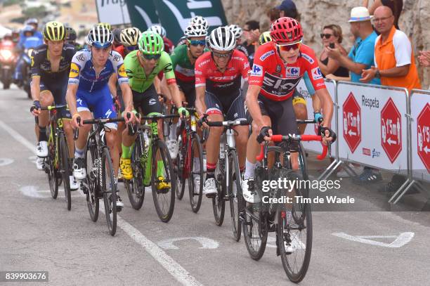 72nd Tour of Spain 2017 / Stage 9 Christopher FROOME Red Leader Jersey / David DE LA CRUZ / Jack HAIG / Alberto CONTADOR / Michael WOODS / Fabio ARU...