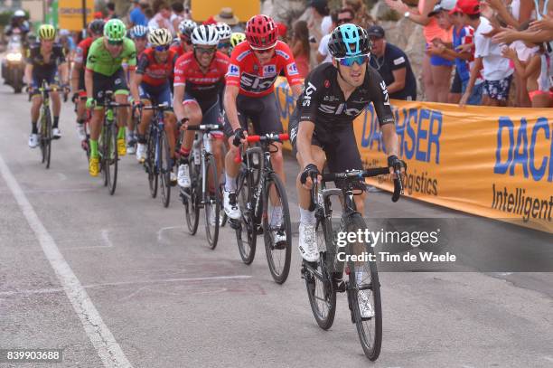 72nd Tour of Spain 2017 / Stage 9 Mikel NIEVE ITURALDE / Christopher FROOME Red Leader Jersey / Alberto CONTADOR / Vincenzo NIBALI / Michael WOODS /...