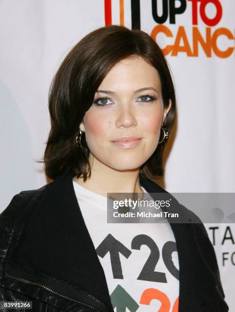 Mandy Moore arrives to the "Stand Up To Cancer" launch event held at Kitson Studio on December 10, 2008 in Los Angeles, California.