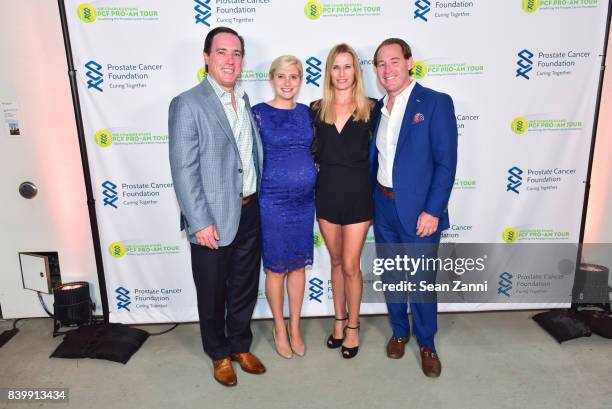 Andrew Appel, Anne Appel, Marie Bernstein and Seth Bernstein attend 13th Annual Prostate Cancer Foundation's Gala in the Hamptons with a Special...