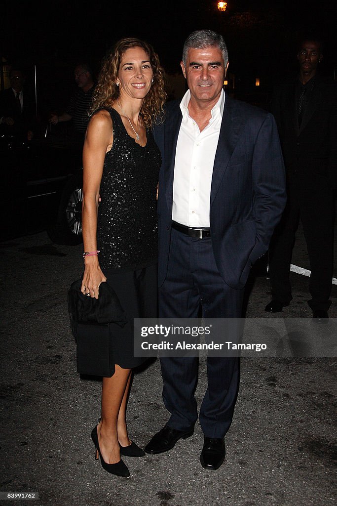 Monica Viedma and Saul Lisazo arrive at People En Espanol Celebrates