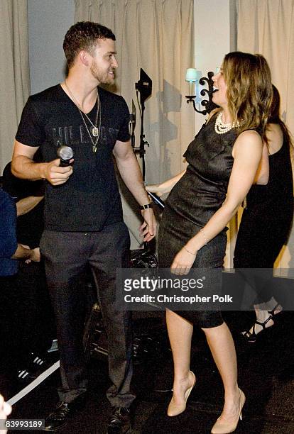 Justin Timberlake and Jessica Biel during Jessica Biel & Make The Difference Network Partner with Auction Cause to Benefit Childrens Hospital Los...