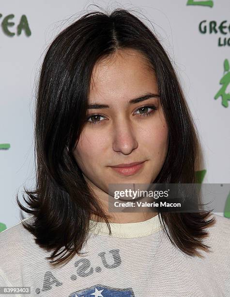 Zelda Williams arrives at the DWTS Tour Kick-off Party for Lance Bass at the yamashiro restaurant on December 10, 2008 in Hollywood, California.