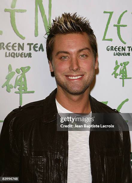 Lance Bass arrives at the DWTS Tour Kick-Off Party for Lance Bass at Yamashiro Restaurant on December 10, 2008 in Los Angeles, California.