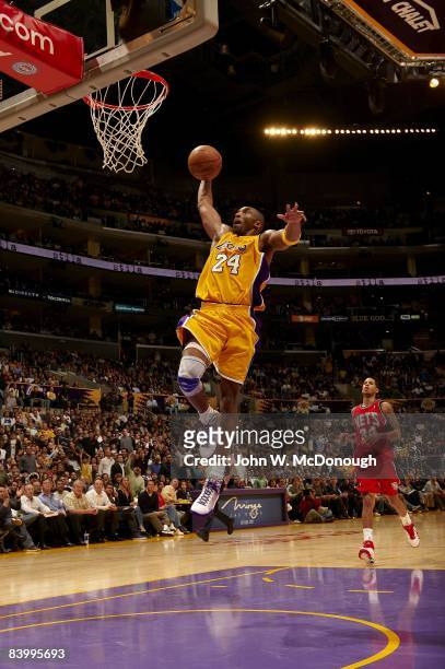 Los Angeles Lakers Kobe Bryant in action vs New Jersey Nets. Los Angeles, CA CREDIT: John W. McDonough