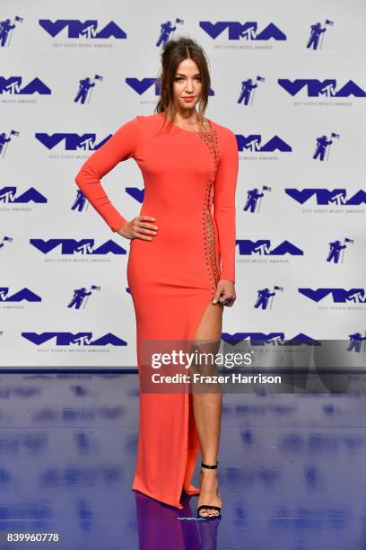 Erika Costell attends the 2017 MTV Video Music Awards at The Forum on August 27, 2017 in Inglewood, California.