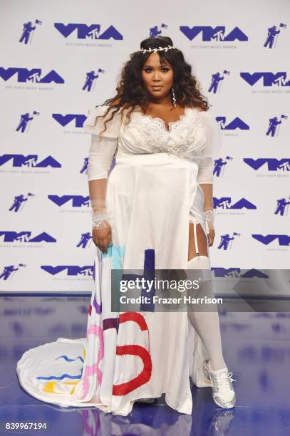 Lizzo attends the 2017 MTV Video Music Awards at The Forum on August 27, 2017 in Inglewood, California.