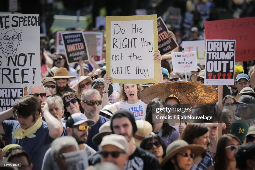 Alt Right Protesters Stage Rally In Berkeley