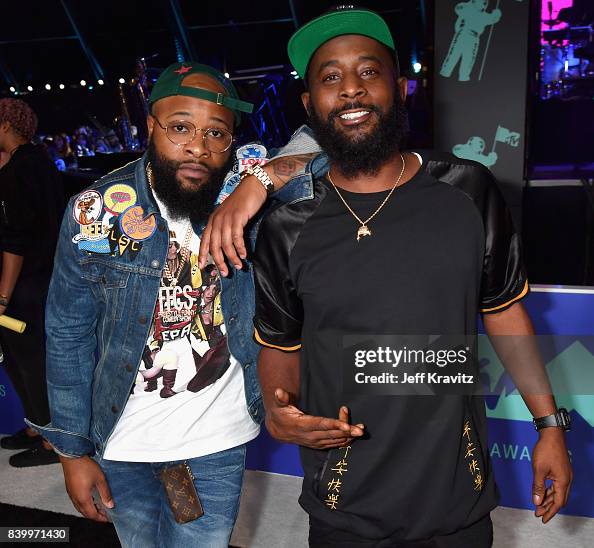 Chico Beans Rapper Chico Beans and Karlous Miller attend the 2017 MTV Video Music Awards ...