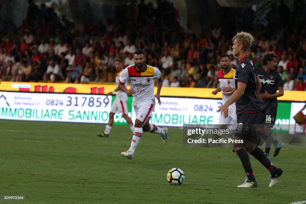 Helander Filip during soccer match between Benevento Calcio...