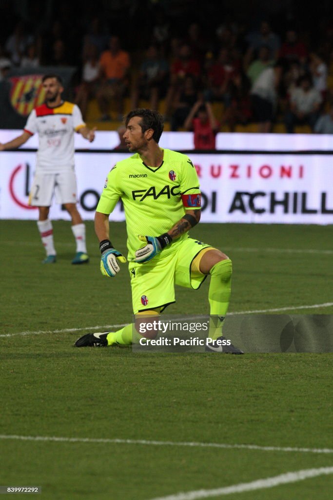 Mirante Antonio Bologna's goalkeeper during soccer match...