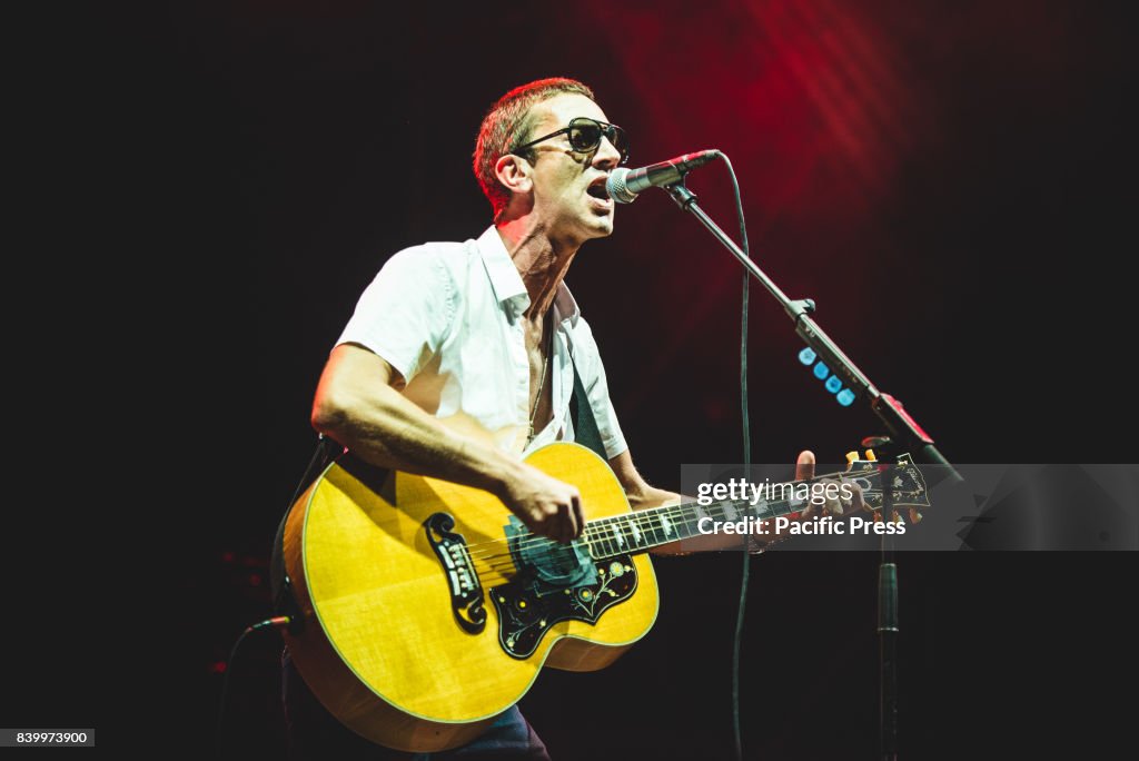 Richard Ashcroft performing live on stage at the TODays...